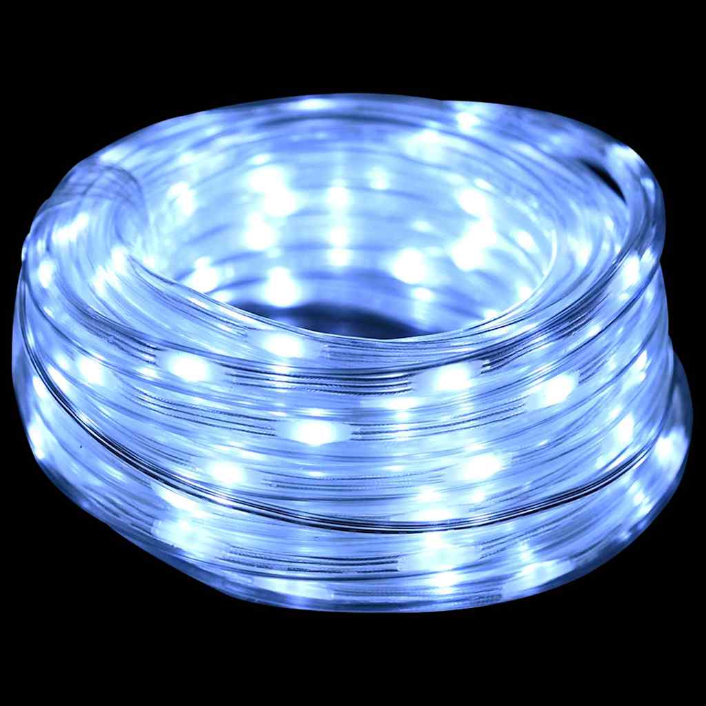 Rope Light with 2400 LEDs Cold White 100 m PVC